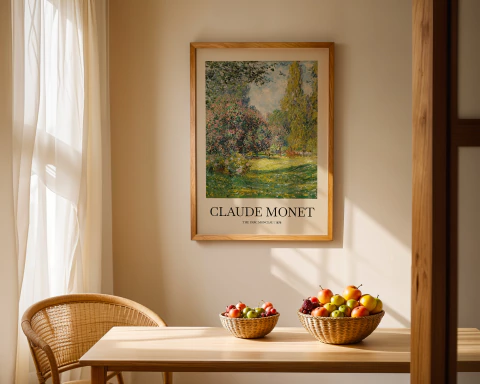 Cuadro Claude Monet - The parc monceau - comprar online