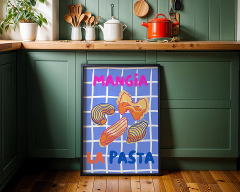 Cuadro Mangia la pasta - comprar online