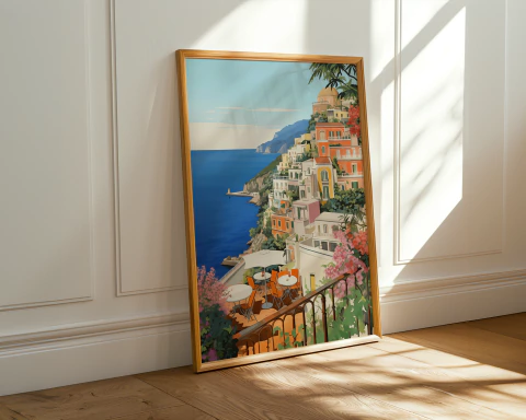 Cuadro Balcony in Amalfi - comprar online