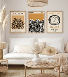 Cuadros Matisse , Bauhaus , picasso set x3 - comprar online