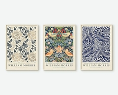 Cuadros William Morris set x3 - comprar online