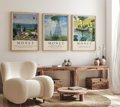 Cuadros Claude Monet Set x3