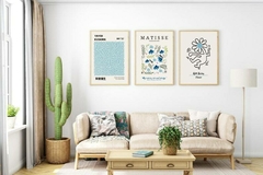 Cuadros Matisse, Keith haring, Yayoi kusama Blue soft - comprar online