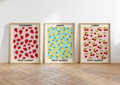 Cuadros Fruit Market set x 3 en internet