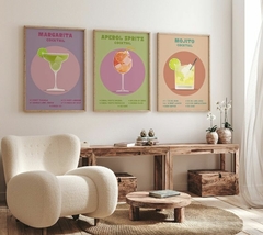 Cuadros coctel setx3 - comprar online