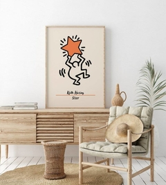 Cuadros Bauhaus, Matisse, Keith Haring Orange set x3 - comprar online