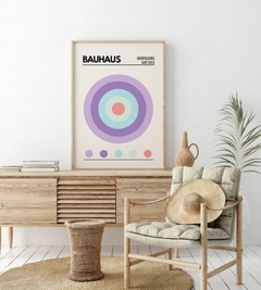 Cuadros Picasso, Matisse, Bauhaus, purpura set x3 en internet
