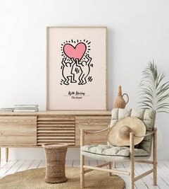 Cuadros Picasso, Keith Haring Rosa set x3 - comprar online
