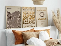 Cuadros Bauhaus, Picasso, Matisse Set x3