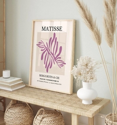 Cuadros Matisse violeta set x3 - comprar online