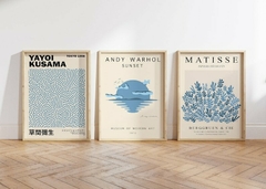 Cuadros Yayoi, Andy Warhol, Matisse Blue - comprar online