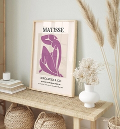 Cuadros Matisse violeta set x3 - Kivo Deco