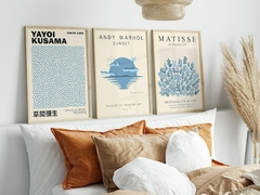 Cuadros Yayoi, Andy Warhol, Matisse Blue