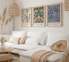 Cuadros William Morris set x3
