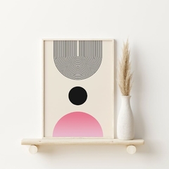 Cuadros Formas Geometricas, Abstractos Rosa Set x3 en internet