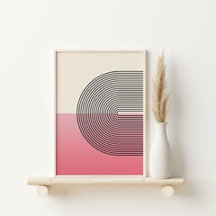 Cuadros Formas Geometricas, Abstractos Rosa Set x3 - tienda online