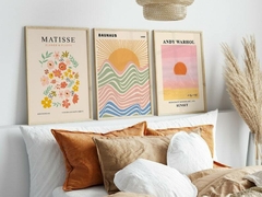 Cuadros Matisse, Bauhaus, Andy Warhol Set x3