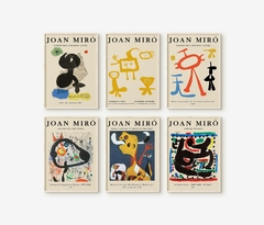 Set x 6 Cuadros Joan Miro