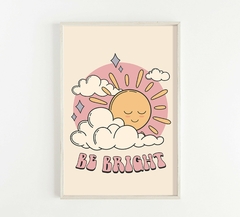 Cuadros Restros Be happy set x 3 - Kivo Deco
