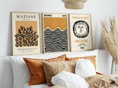Cuadros Matisse , Bauhaus , picasso set x3