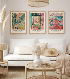 Cuadros Henri Mattise set x3