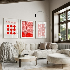 Cuadros Bauhaus Red