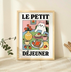 Cuadro Le petit Déjeuner