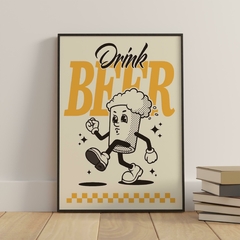 Cuadro Drink beer - comprar online