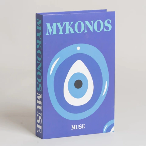 Libro decorativo Mykonos - comprar online