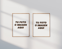 Cuadros personalizados laminas variadas set x2