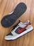 dunk low azul/cinza/ vermelho