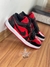 jordan low preto/vermelho chicago