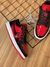 jordan low preto/vermelho chicago - comprar online