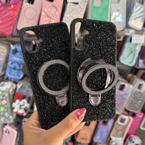FUNDA MAGSAFE PANDORA CON SOPORTE NEGRO SAMSUNG