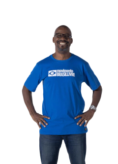 Camiseta Clássica - MOVIMENTO BRASIL LIVRE (AZUL ESCURO) - loja online