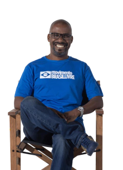 Camiseta Clássica - MOVIMENTO BRASIL LIVRE (AZUL ESCURO) - Loja MBL - Movimento Brasil Livre