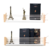2 Prateleiras Tricomix Duo - 50x10cm - Decoração e Organização