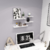 Kit 4 Prateleira Branca 100%MDF 50/40/30/20 cm - Matarazzodecor