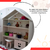 Baú Organizador de Brinquedo com Rodinhas Branco MDF Sorriso - Matarazzodecor