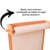 Lousa Infantil para Crianças Painel Criativo Montessori Educativo para Desenhar e Colorir + Rolo de Papel - Kraft - Matarazzodecor