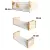 3 Unidades - Prateleira Decorativa Tricomix Duo - 30 cm na internet