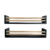 2 Prateleiras MDF Preto p/ Organizar e Decorar - Dulce