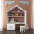 Banco Infantil Branco Montessori de MDF - X - loja online