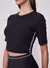 Blusa Canelada Com Listra Lateral 365701004