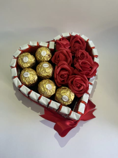 Box Coração na internet