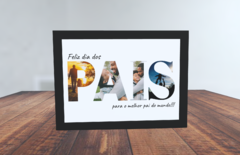 Quadro Dia dos Pais - loja online