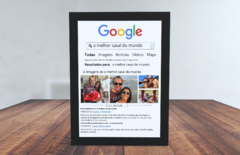 Quadro Pesquisa no Google "O melhor casal do mundo"
