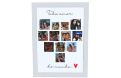 Quadro do dia das Mães - Todo amor do mundo - loja online