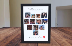 Quadro do dia das Mães - Todo amor do mundo na internet