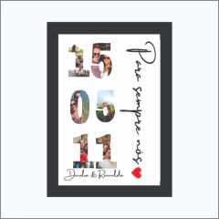 Quadro Data Especial - XOXO - Surpreenda com Amor